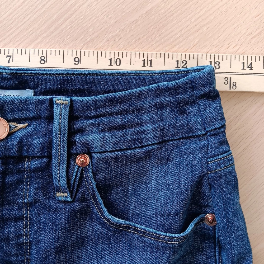 Good American Skinny Jeans Sz 4 Good Legs High Rise Blue Stretch Denim - Picture 8 of 8